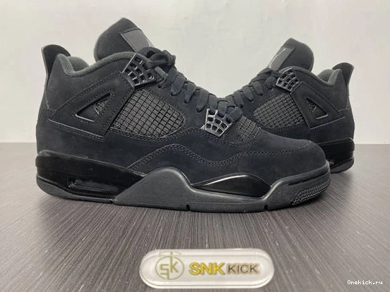 One Kick Retro Jordan 3854 Cat MoistureWicking CU1110- 4 Black 1025